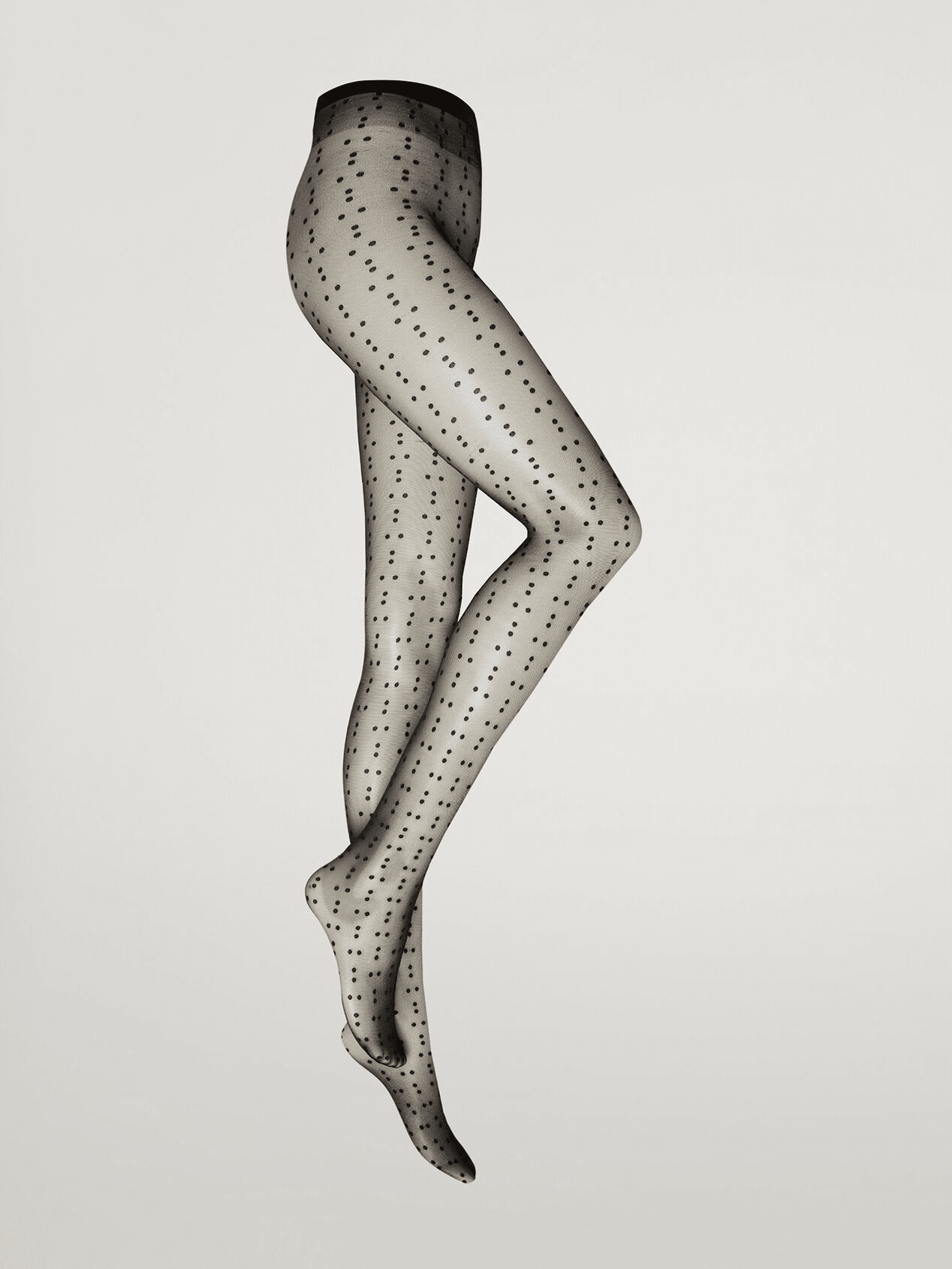 WOLFORD dots kneehighs sort