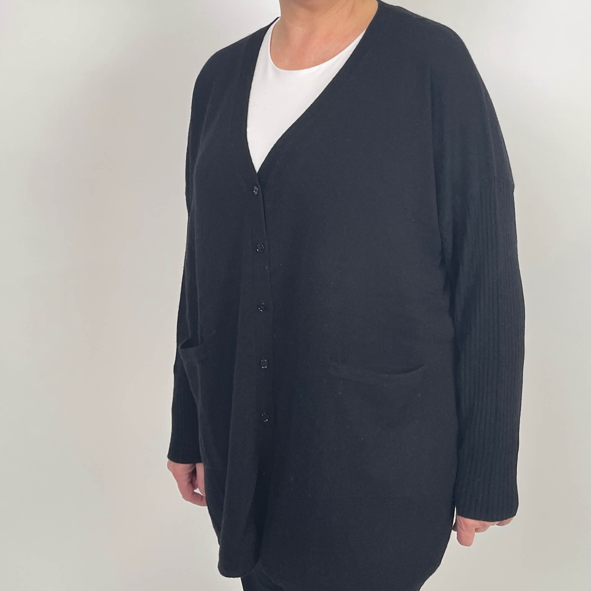 ESTHEME Cardigan sort oversize