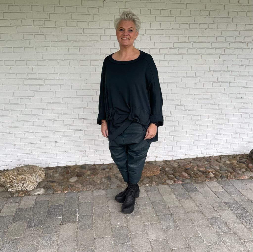 RUNDHOLZ skind berberbuks kobalt