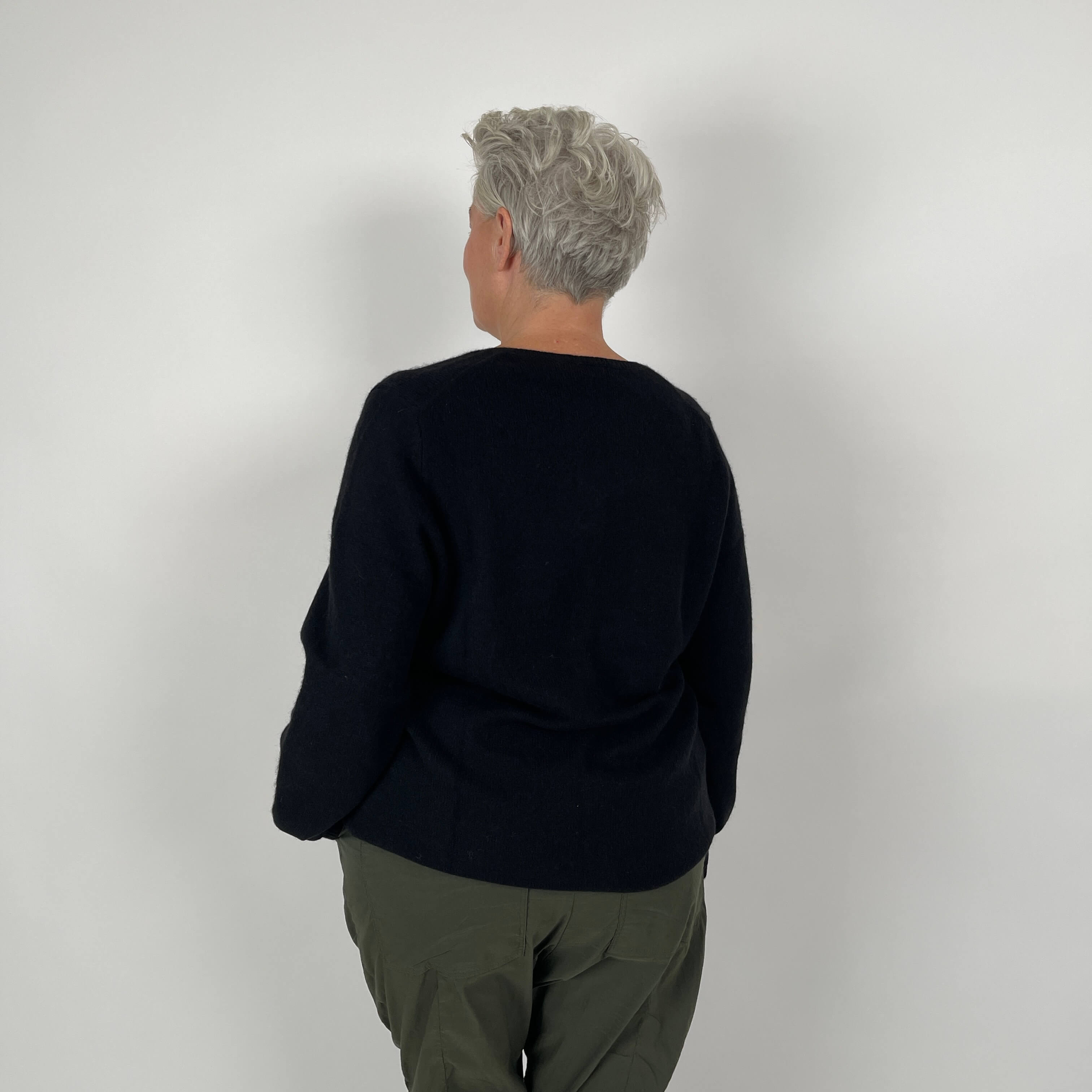 MANSTED Zolanda strik/cardigan black