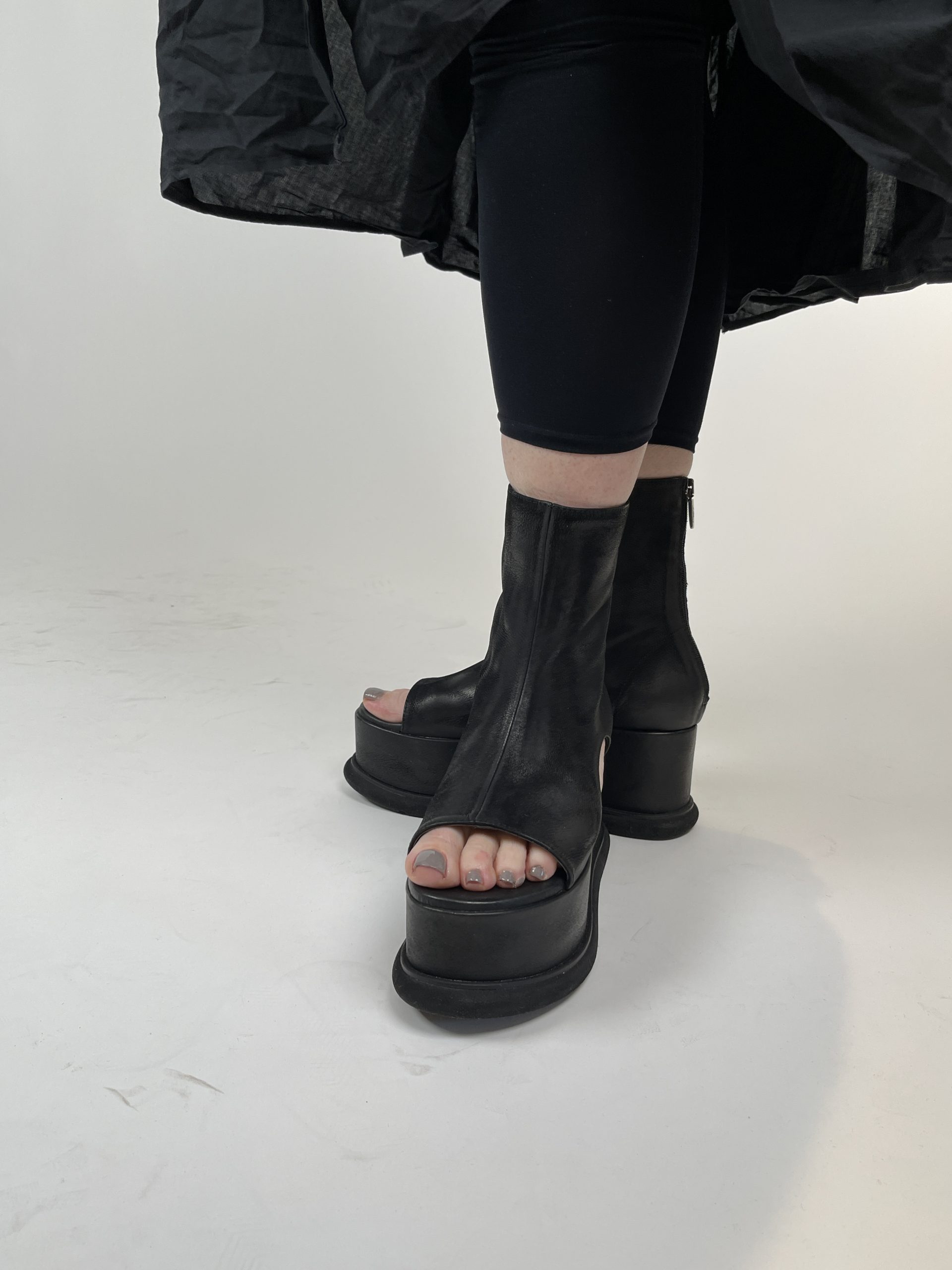 LOFINA Sort plateau-sandal