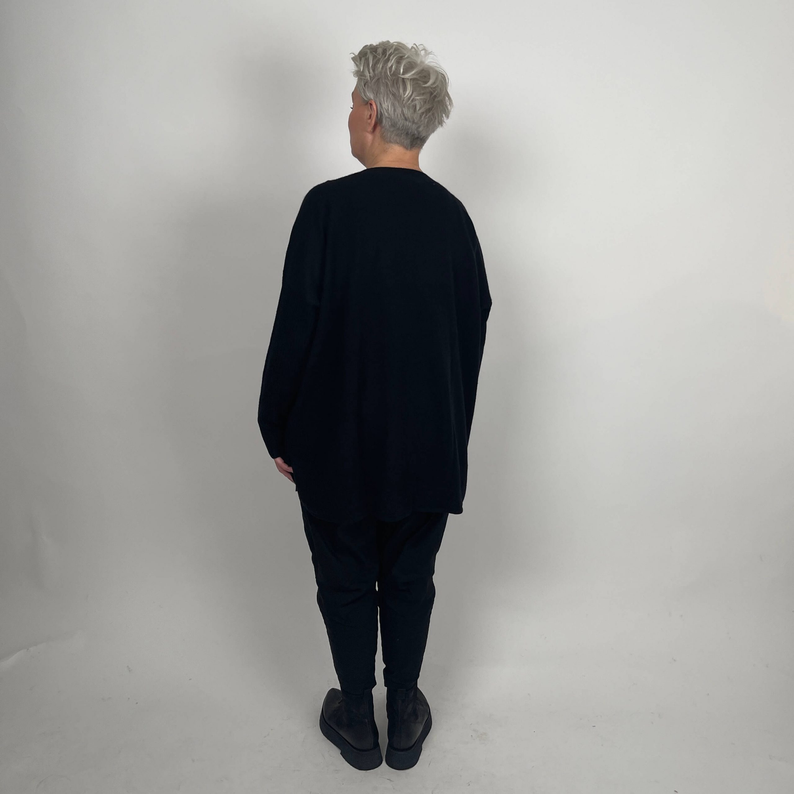 ESTHEME Cardigan sort oversize