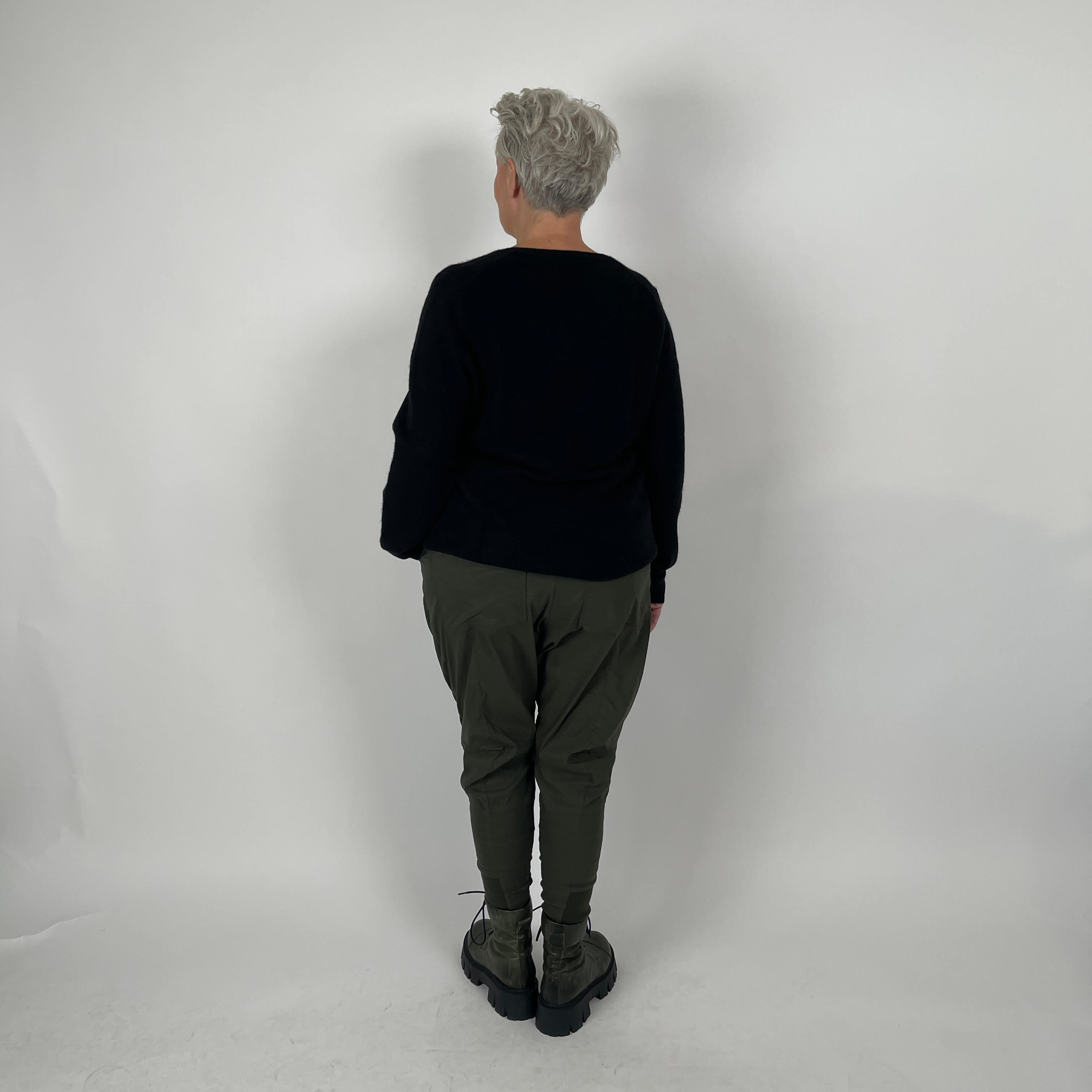 MANSTED Zolanda strik/cardigan black